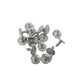 17mm Silver Jeans Buttons with Pins